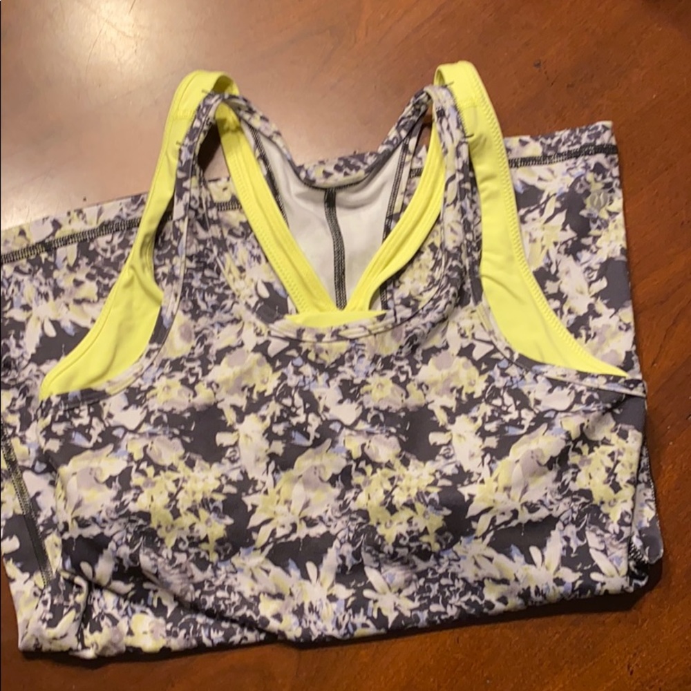 Lululemon tank top with sports bra